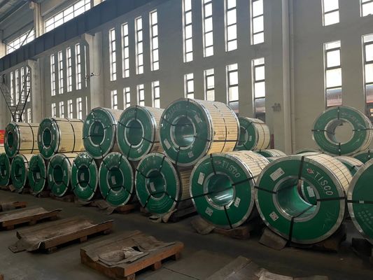 Ba Hi Finish Silver Normal Color Stainless Steel Coil Strip with 50000ton/Month Capacity